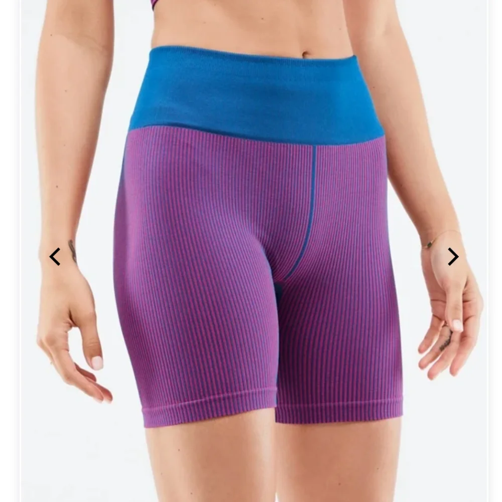 New SET! NWT Fabletics High Waist Seamless Stripe Spandex - Picture 5 of 6